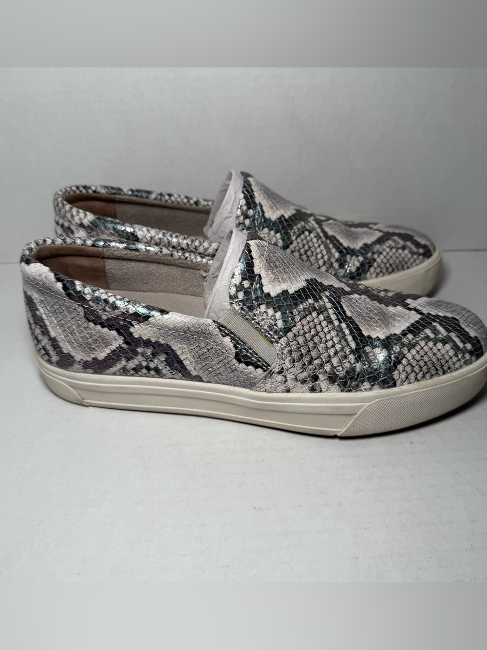 Naturalizer Aileen Mermaid Snake Slip On Sneakers Shoes Women’s 7.5